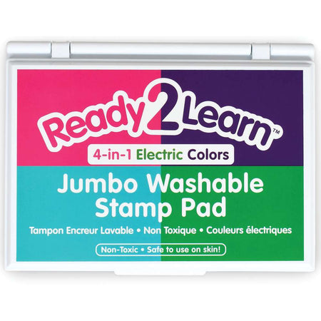 Washable 4-in-1 Stamp Pad, Electric Colors