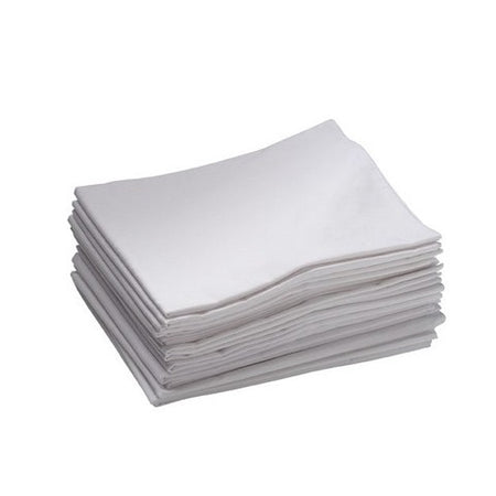 Standard Cot Sheet - White 48" x 21.75" Pack of 12