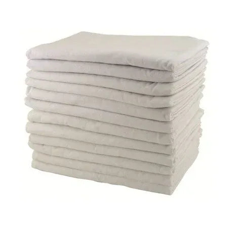Standard Cot Blankets - White 58" x 36" Pack of 12