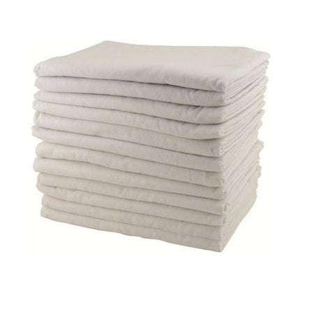 Standard Cot Blankets - White 58" x 36" Pack of 12