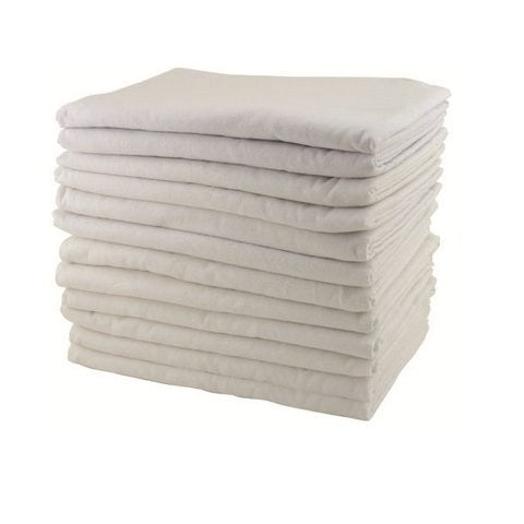Standard Cot Blankets - White 58" x 36" Pack of 12