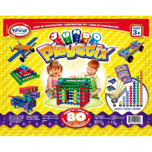 Jumbo Playstix®, 80 pieces (PPY90020)