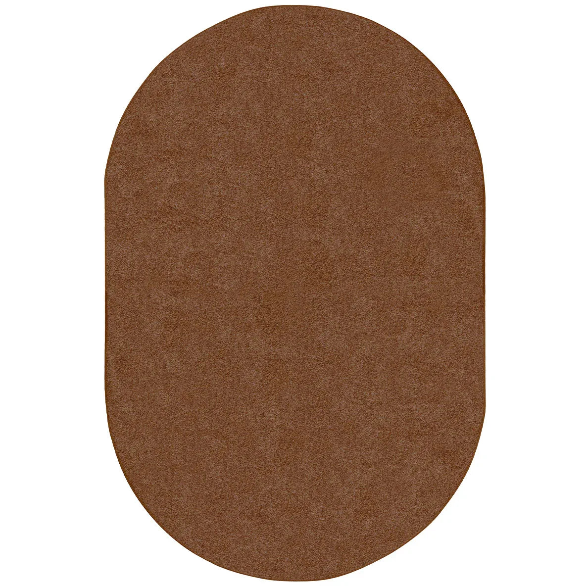 Endurance 6' x 9' Oval area rug in color Brown