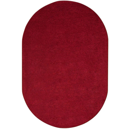 Endurance 6' x 9' Oval area rug in color Burgundy