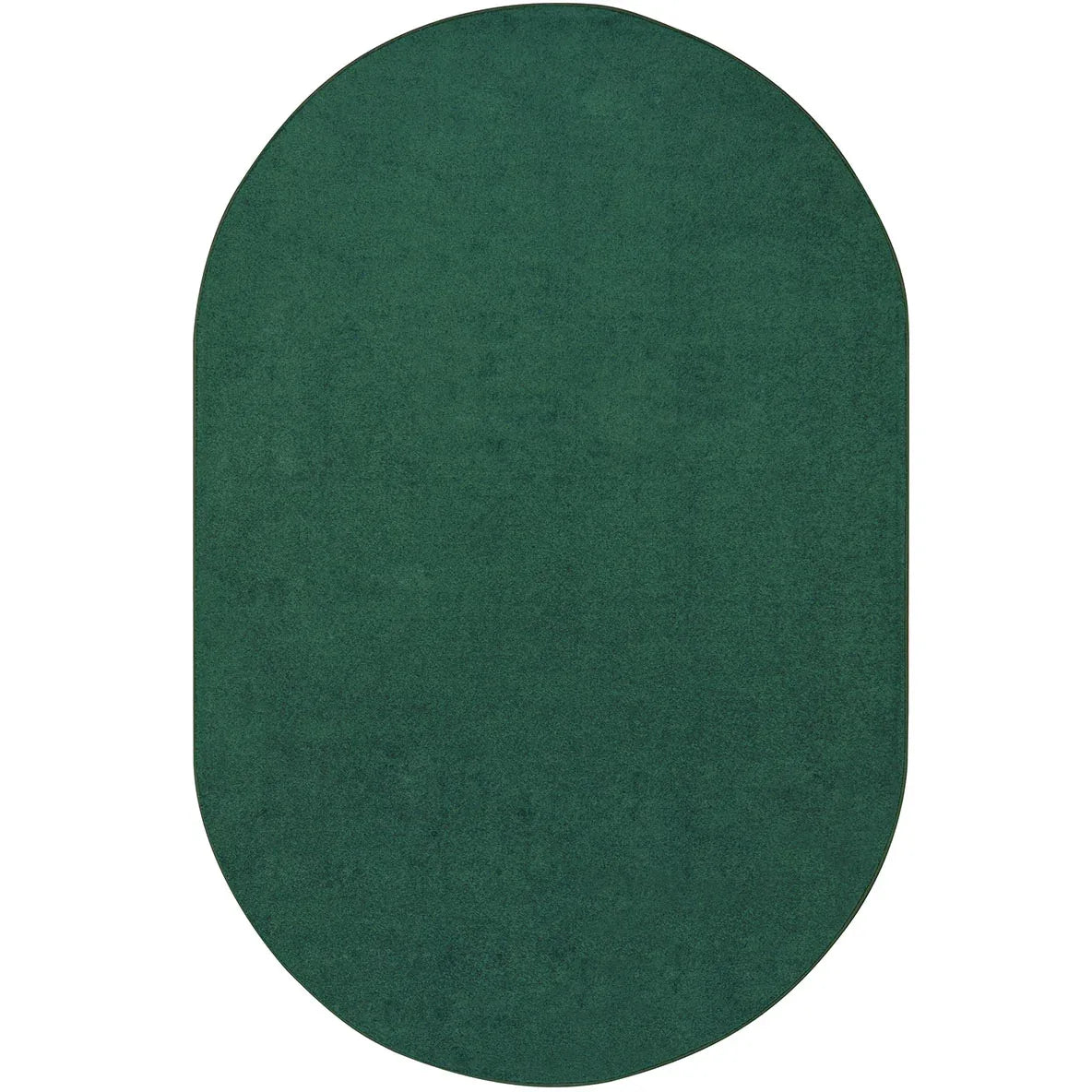 Endurance 6' x 9' Oval area rug in color Forest