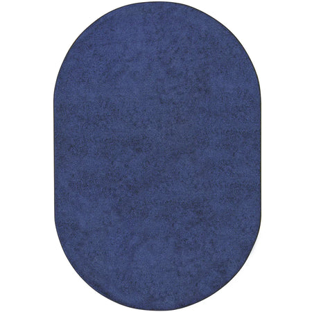 Endurance 6' x 9' Oval area rug in color Midnight Sky
