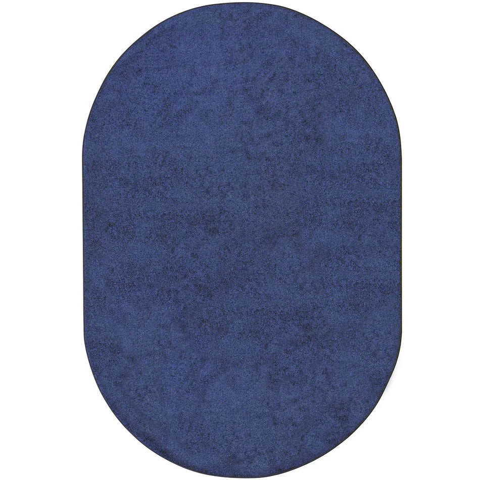 Endurance 6' x 9' Oval area rug in color Midnight Sky