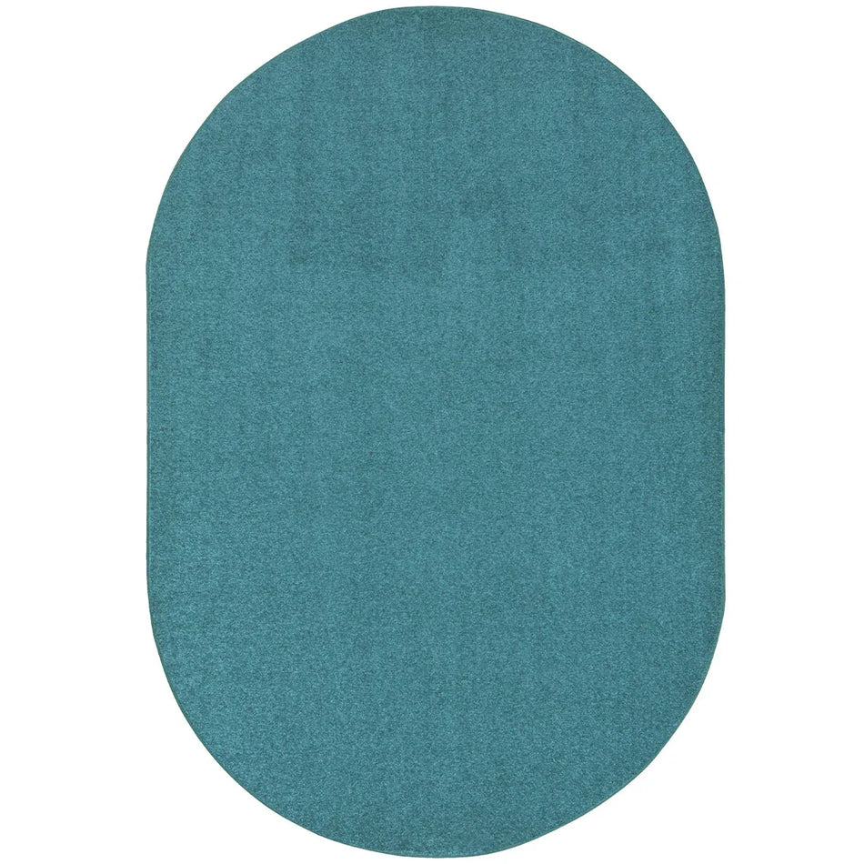 Endurance 6' x 9' Oval area rug in color Mint