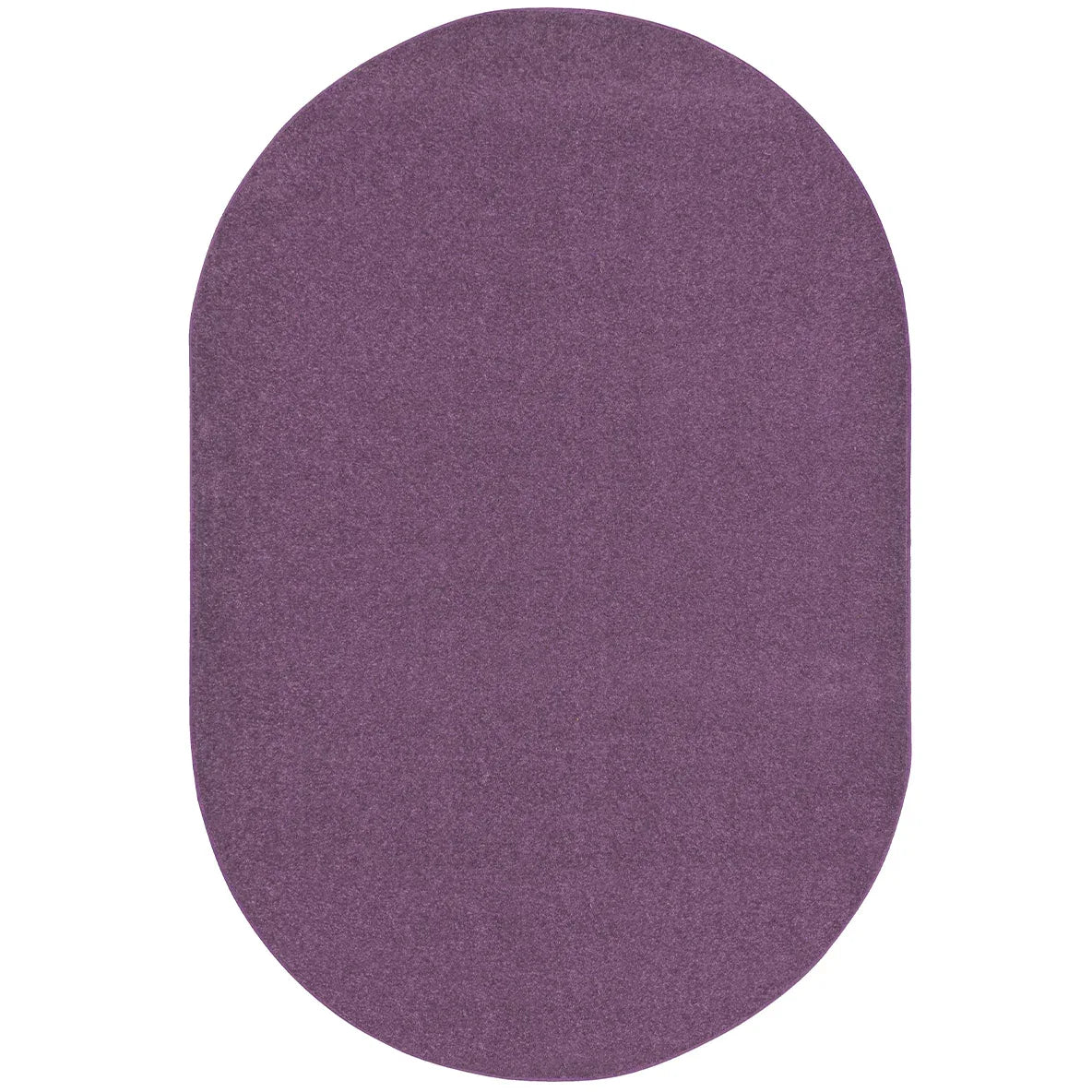Endurance 6' x 9' Oval area rug in color Purple