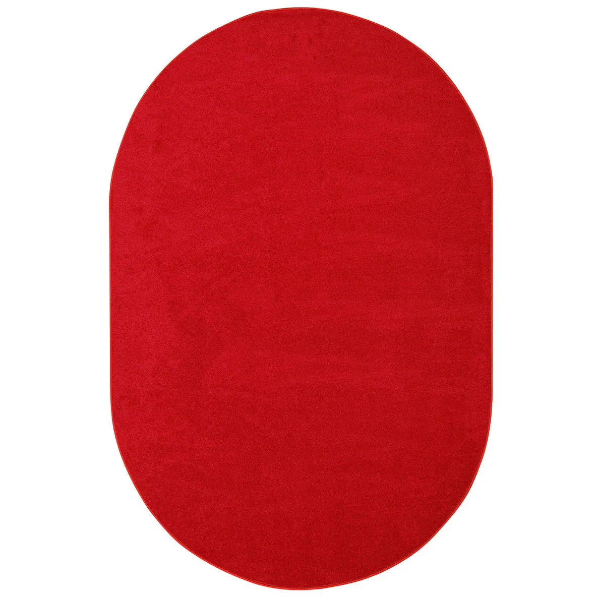Endurance 12' x 7'6" Oval area rug in color Red