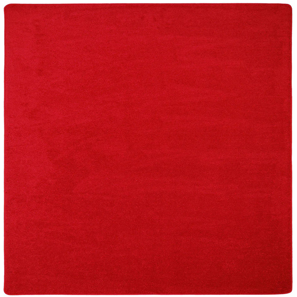 Endurance 6' x 6' area rug in color Red