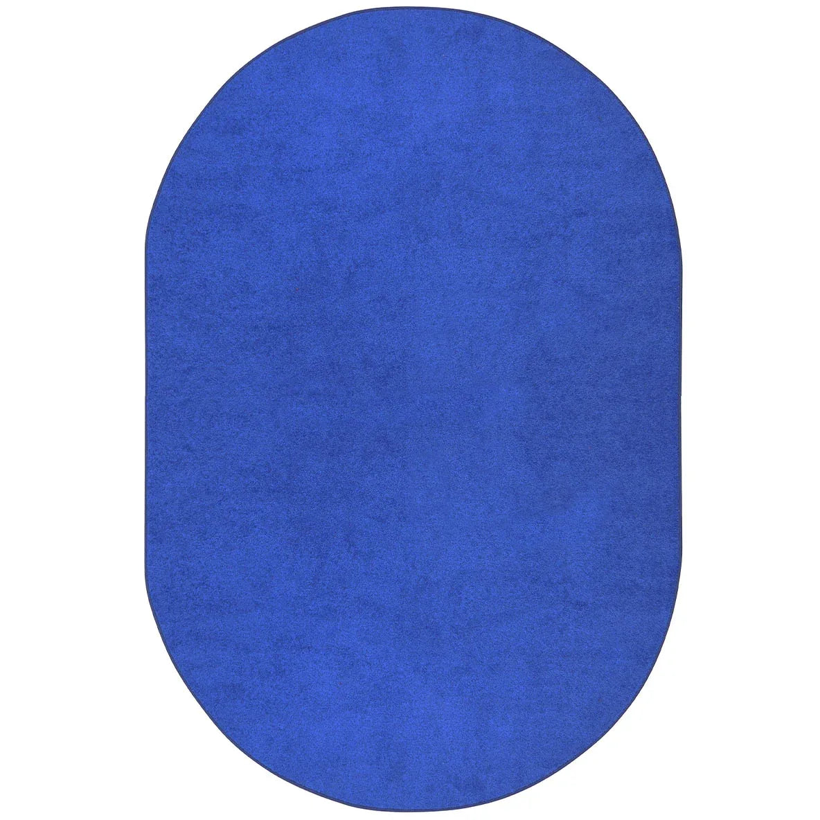 Endurance 6' x 9' Oval area rug in color Royal Blue