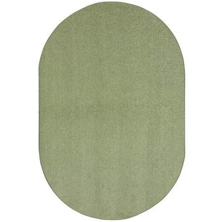 Endurance 6' x 9' Oval area rug in color Sage