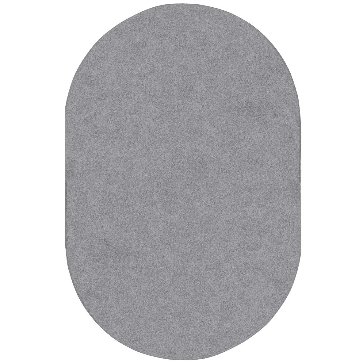 Endurance 6' x 9' Oval area rug in color Silver