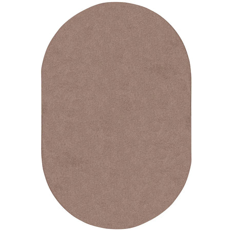 Endurance 6' x 9' Oval area rug in color Taupe