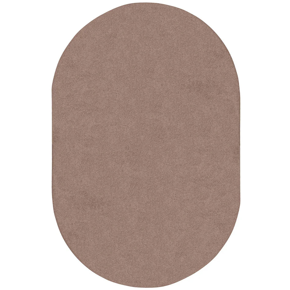Endurance 6' x 9' Oval area rug in color Taupe