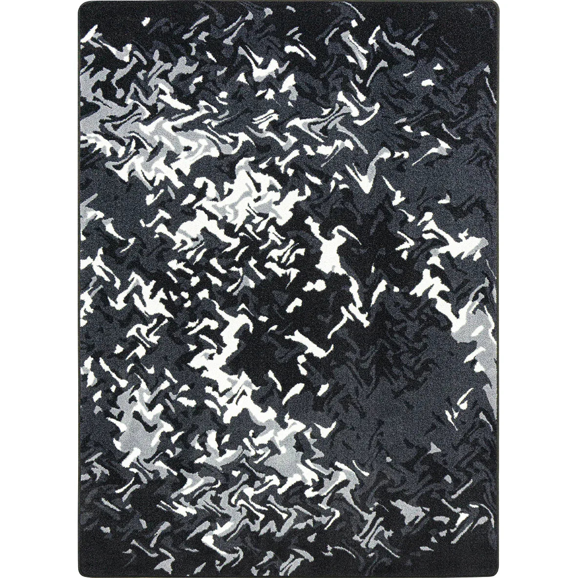 Eruption 5'4" x 7'8" area rug in color Arctic