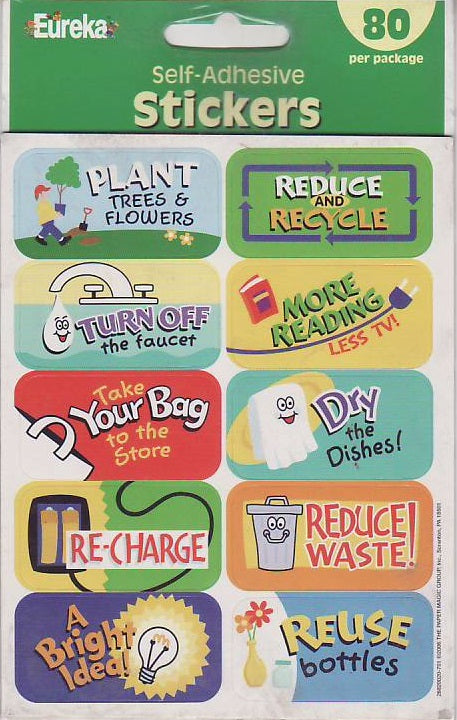 EUREKA Help The Planet Banner Stickers EU-682002