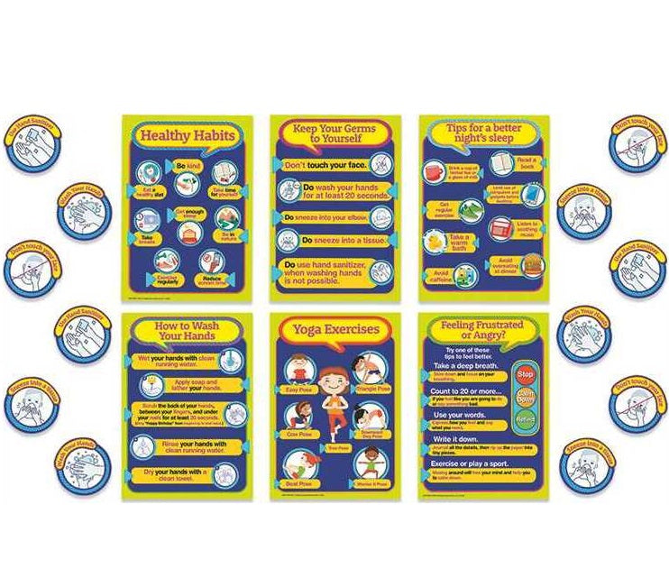 Healthy Habits Bulletin Board Set