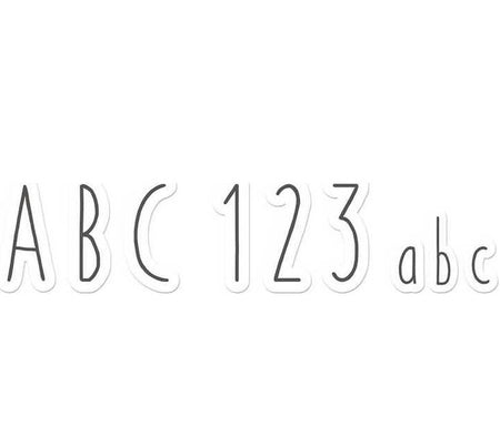 A Close-Knit Class Simple Print Reusable Letters