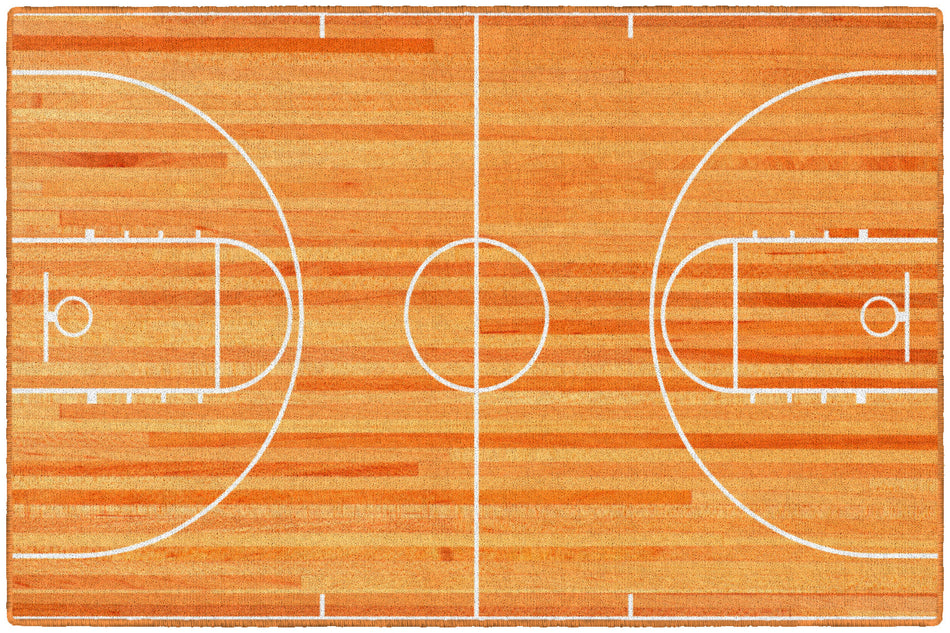 BASKETBALL COURT RECTANGLE CARPETS 30" X 46"