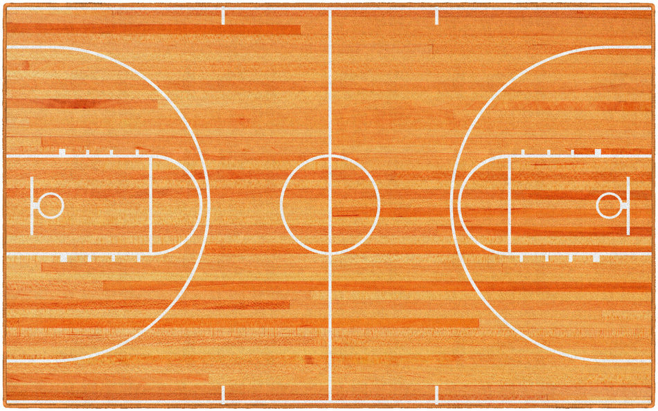 BASKETBALL COURT RECTANGLE CARPETS 5' X 8'