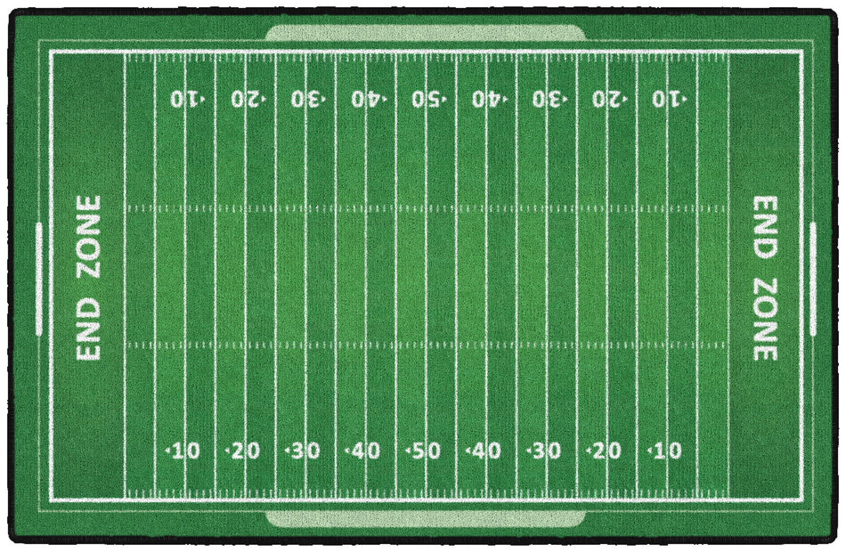 FOOTBALL FIELD RECTANGLE CARPETS 30" X 46"