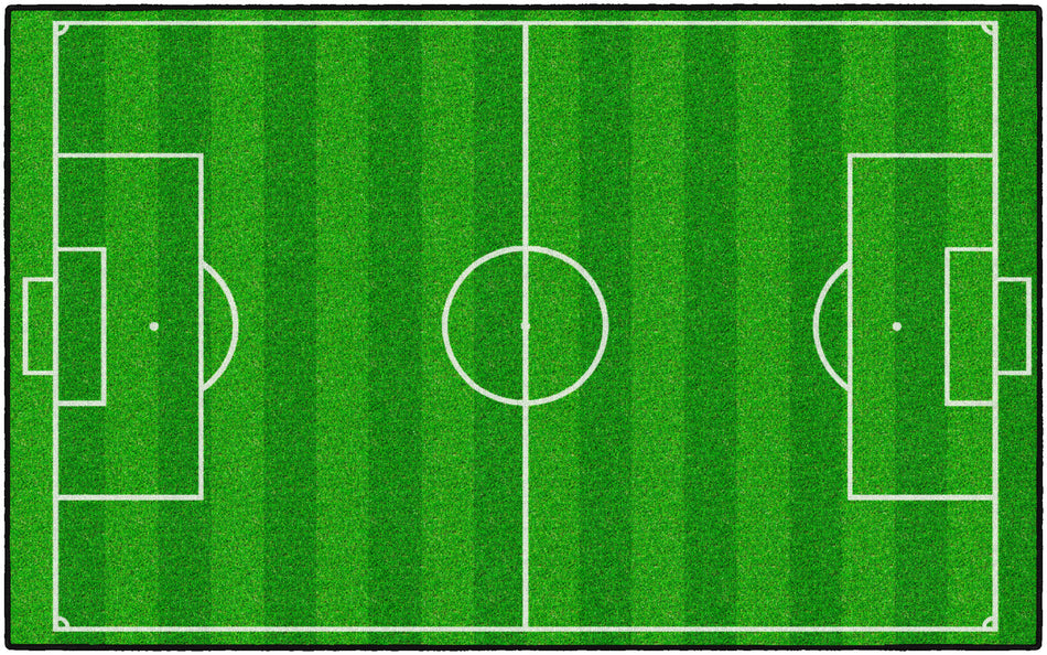 SOCCER FIELD RECTANGLE CARPETS 5' X 8'