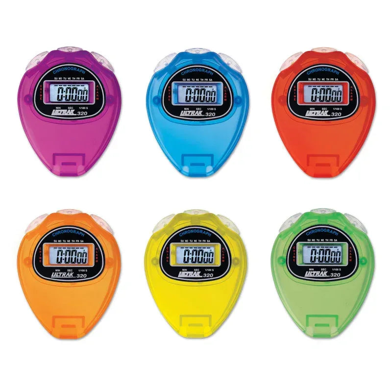 320 Rainbow Stopwatches, Set of 6