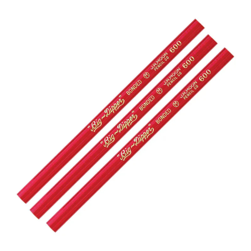 "Big-Dipper" Pencils, Without Eraser, 12 Per Pack, 3 Packs