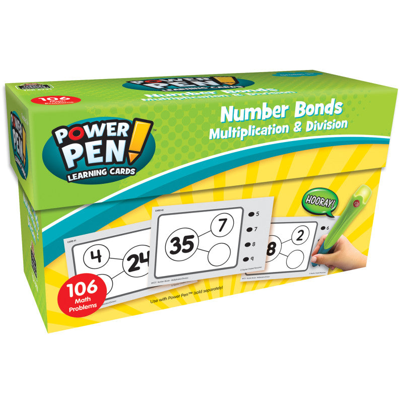 Power Pen&reg; Learning Cards: Number Bonds - Multiplication & Division