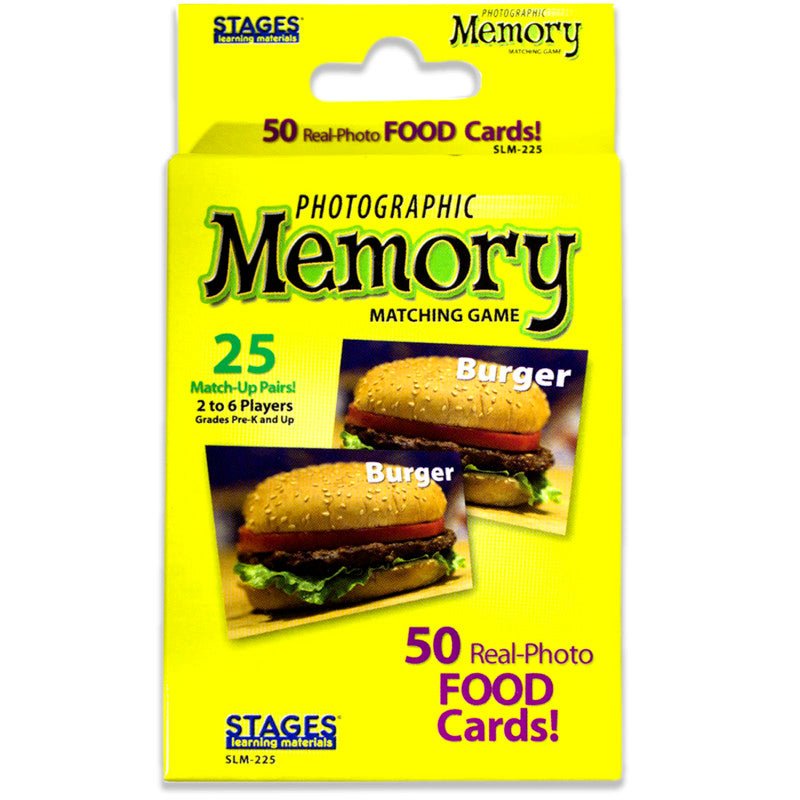 Photographic Memory Matching Game, Food