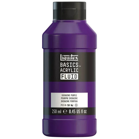 BASICS Acrylic Fluid, 250 mL, Bottle, Dioxazine Purple