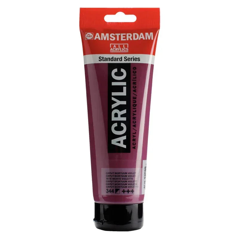 Standard Acrylic Paint Tube, 250 mL, Caput Mortuum Violet 344