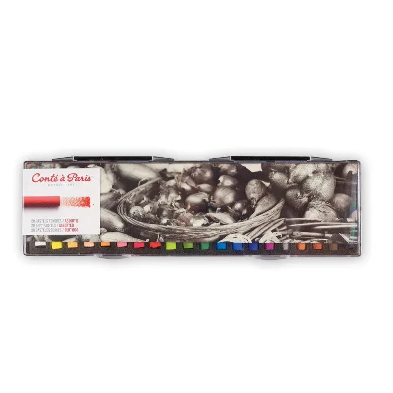 Soft Pastels, Assorted Colors, Set of 20