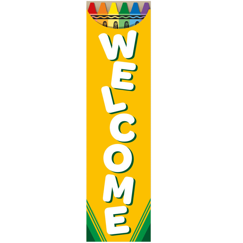 Crayola&reg; Welcome Vertical Banner