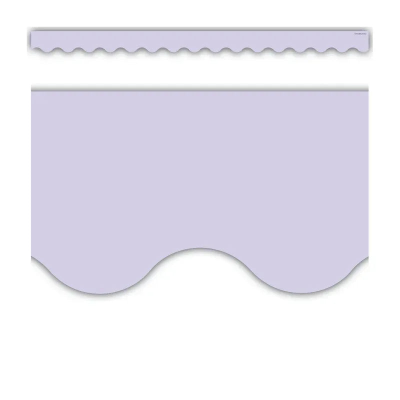 Lavender Scalloped Border Trim, 35 Feet