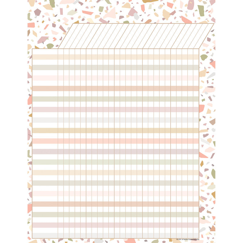 Terrazzo Tones Incentive Chart, 17" x 22"