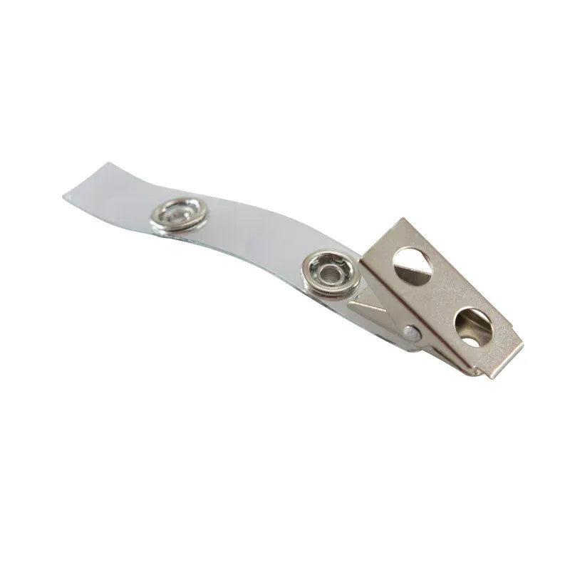 Button ID Badge Strap Clips, Pack of 25