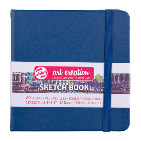 Sketchbook, 80 Sheets, 90lbs, Navy Blue Cover, 4.7" x 4.7" f21636c7681c50171da2a5031ac6eef2788a245f