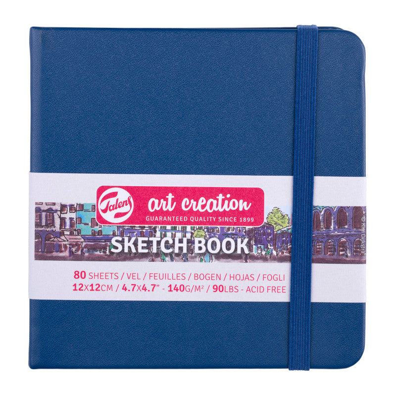 Sketchbook, 80 Sheets, 90lbs, Navy Blue Cover, 4.7" x 4.7" f21636c7681c50171da2a5031ac6eef2788a245f