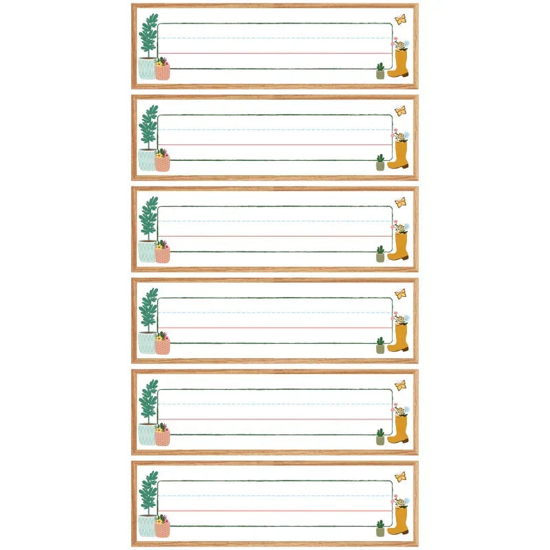Grow Together Nameplates, 36 Per Pack, 6 Packs