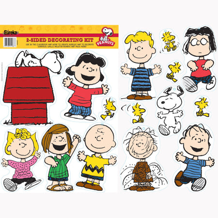 Peanuts&reg; Classic Characters 2-Sided Deco Kit