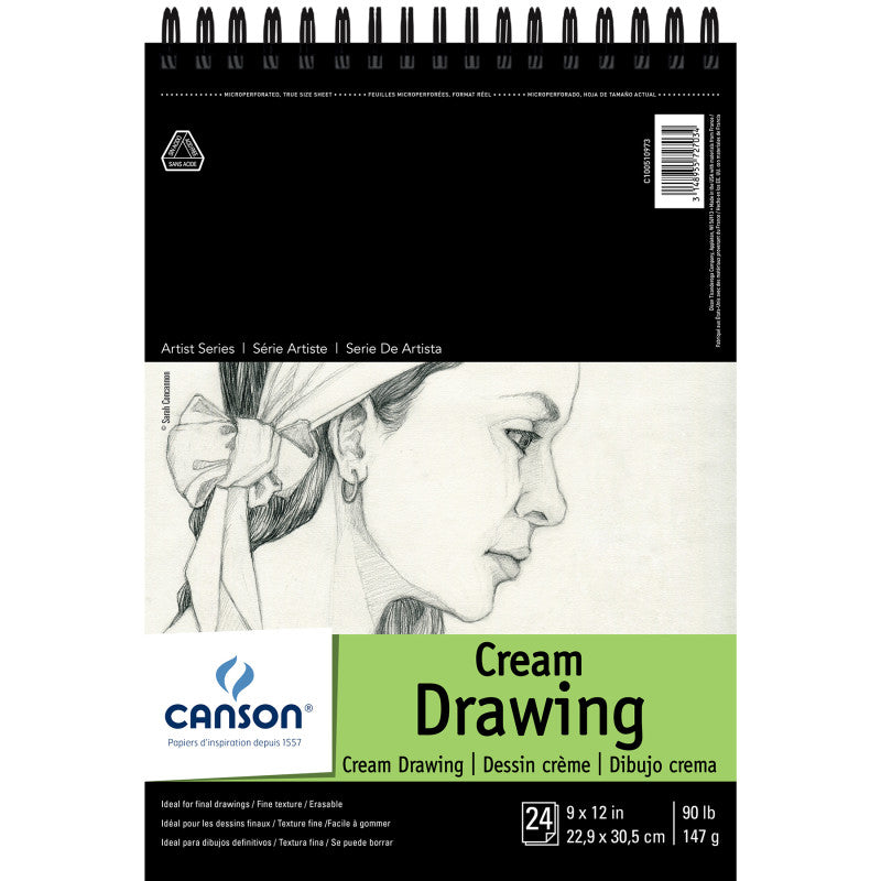Artist Series Drawing Pad, Top Wire Binding, 24 Sheet, 9x12 inch, 1 Count