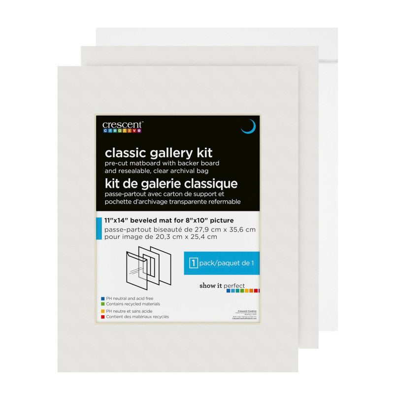 Presentation Show Kit, 11 x 14 in, White, 12-Pack