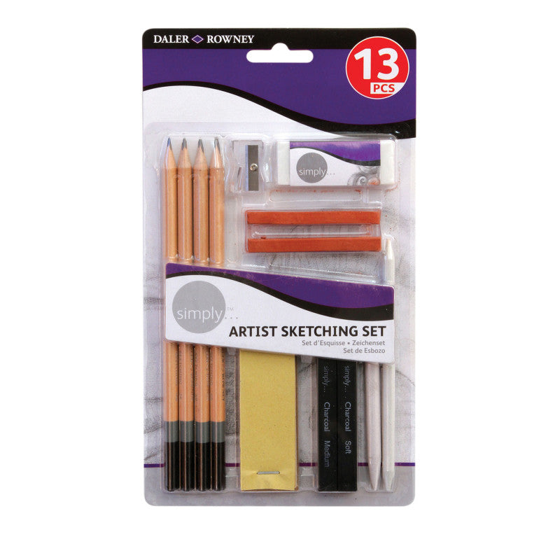 Simply... Sketching Pencils Set, 13 Pieces