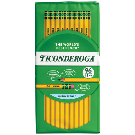 No. 2 Pencils, Unsharpened, Pack of 96