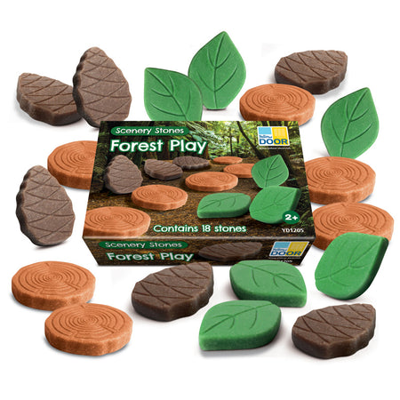 Scenery Stones &ndash; Forest Play, Set of 18