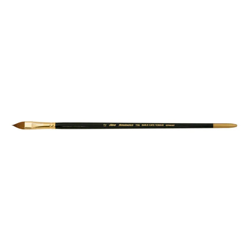 Renaissance&reg; Cats Tongue Brush, Long Handle, Size 12