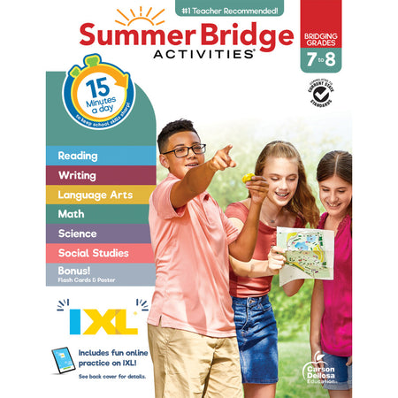Summer Bridge Activities, Grade 7-8